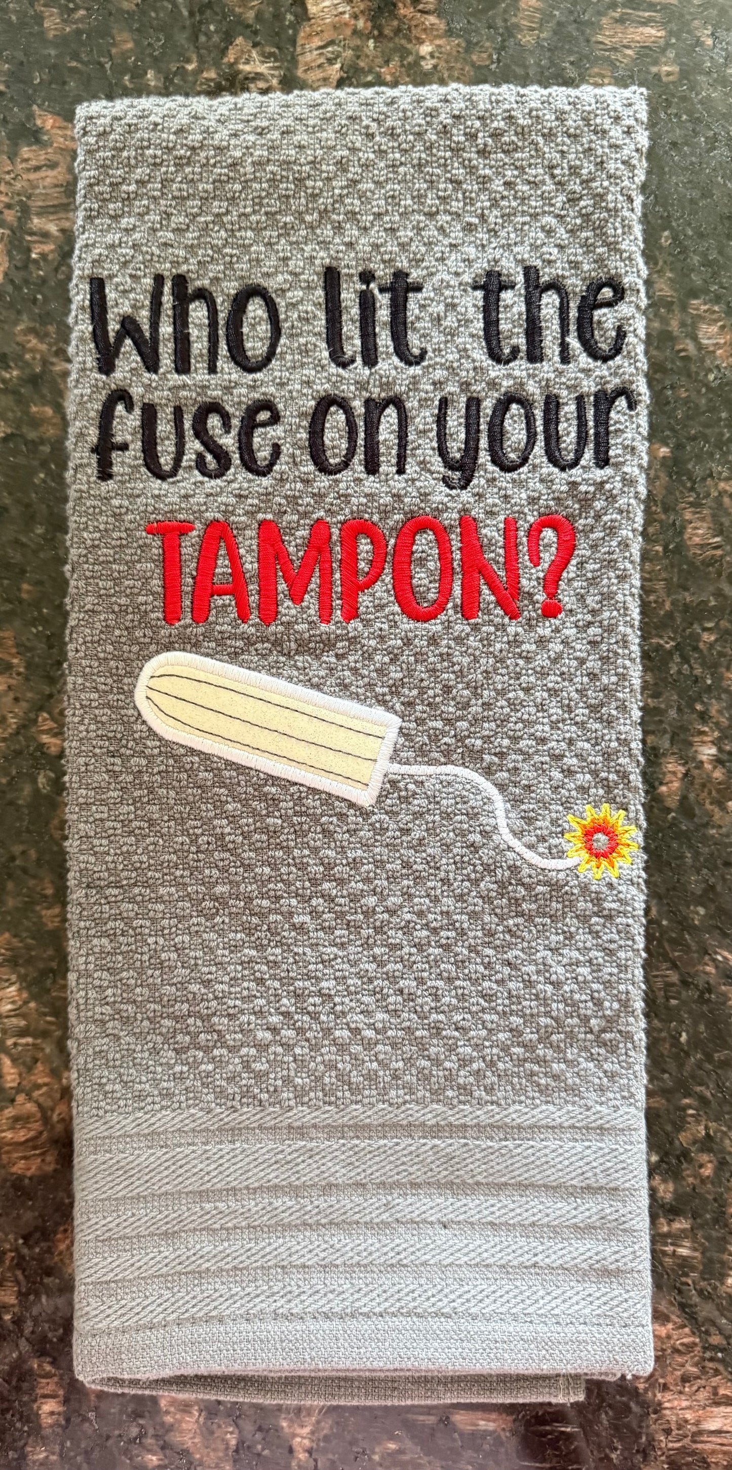 Who Lit the Fuse Tampon