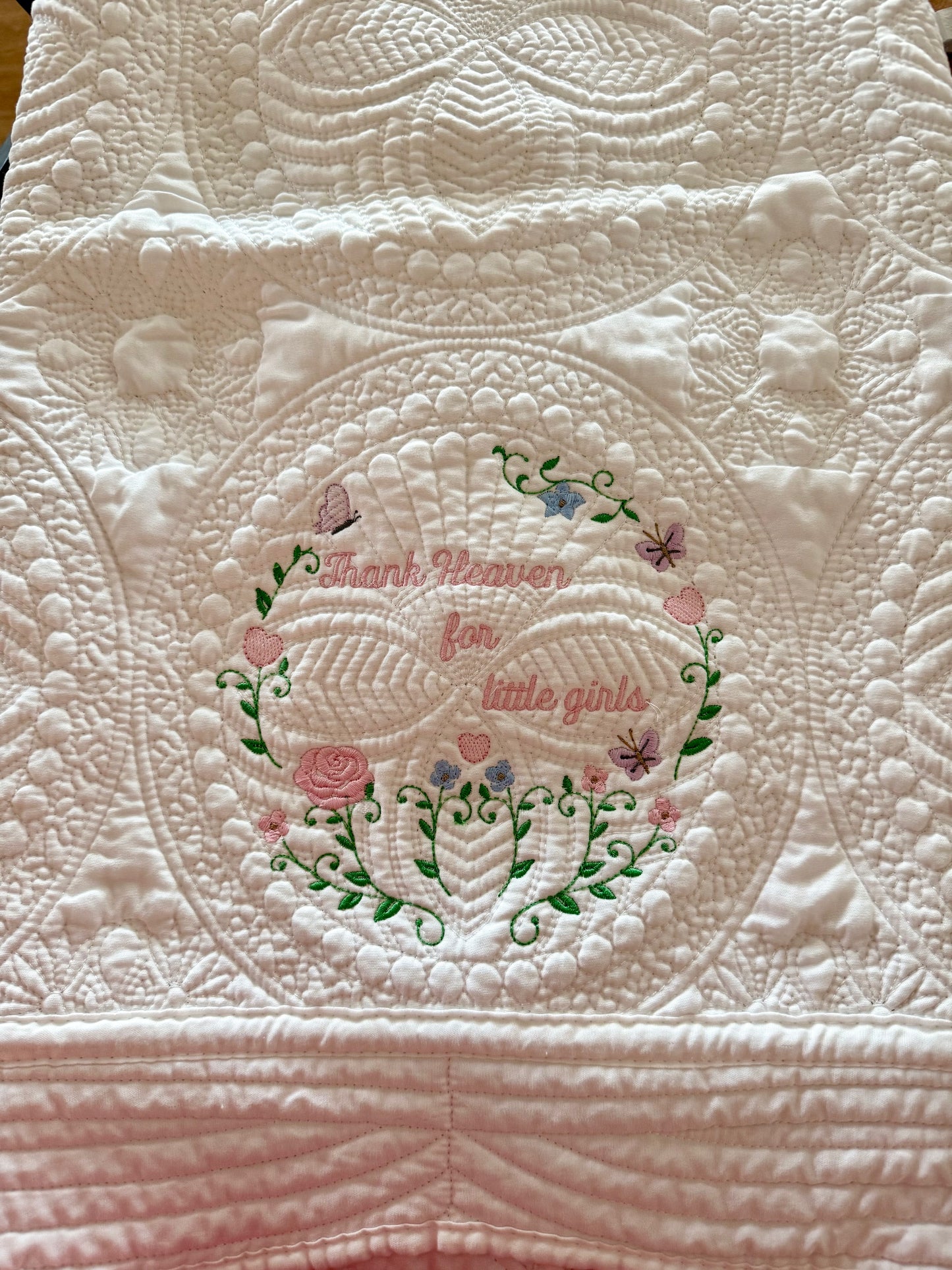 Baby Heirloom Quilt - Thank Heaven for Little Girls