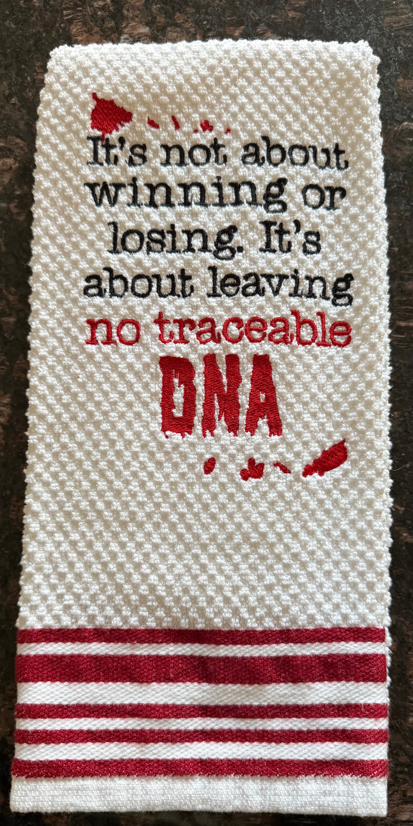 No traceable DNA