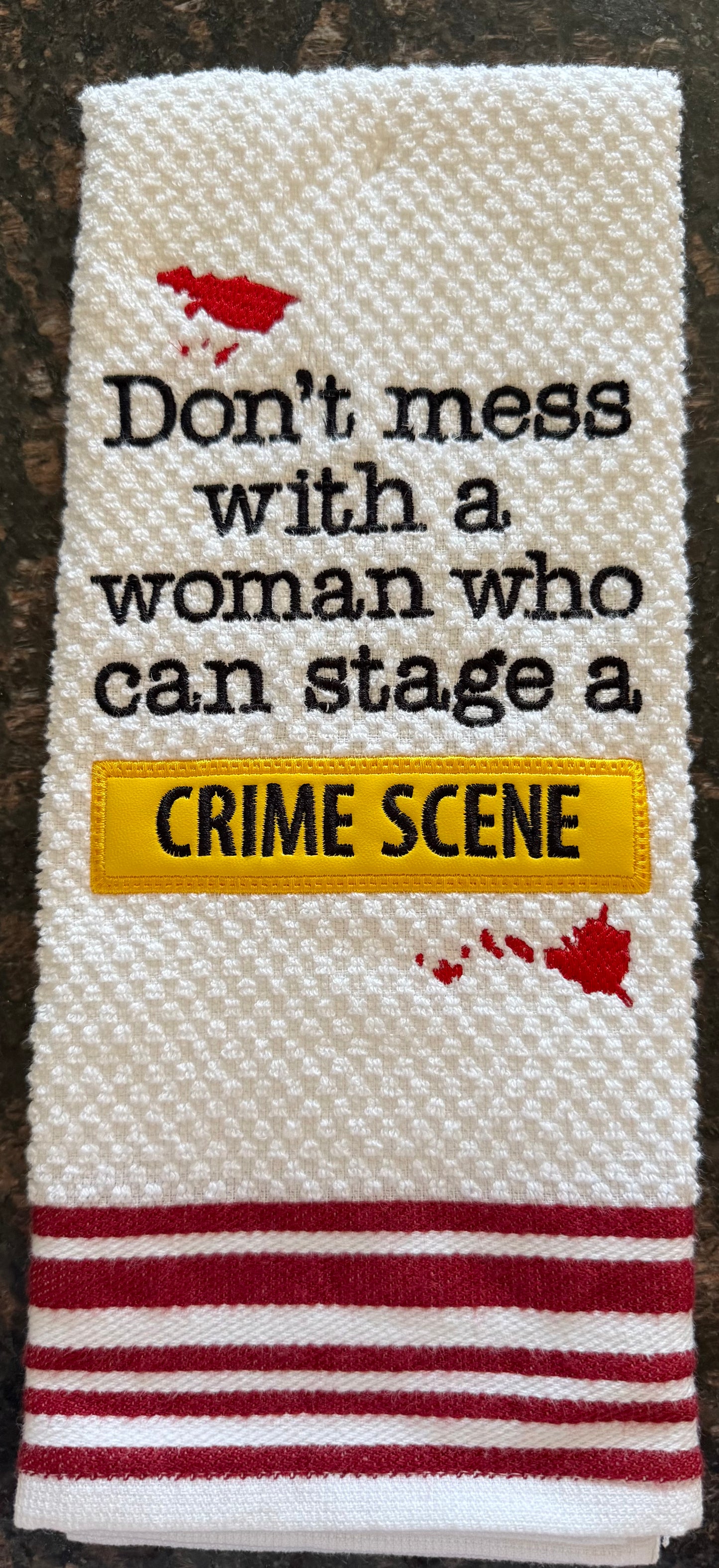 Crime Scene with Appliqué