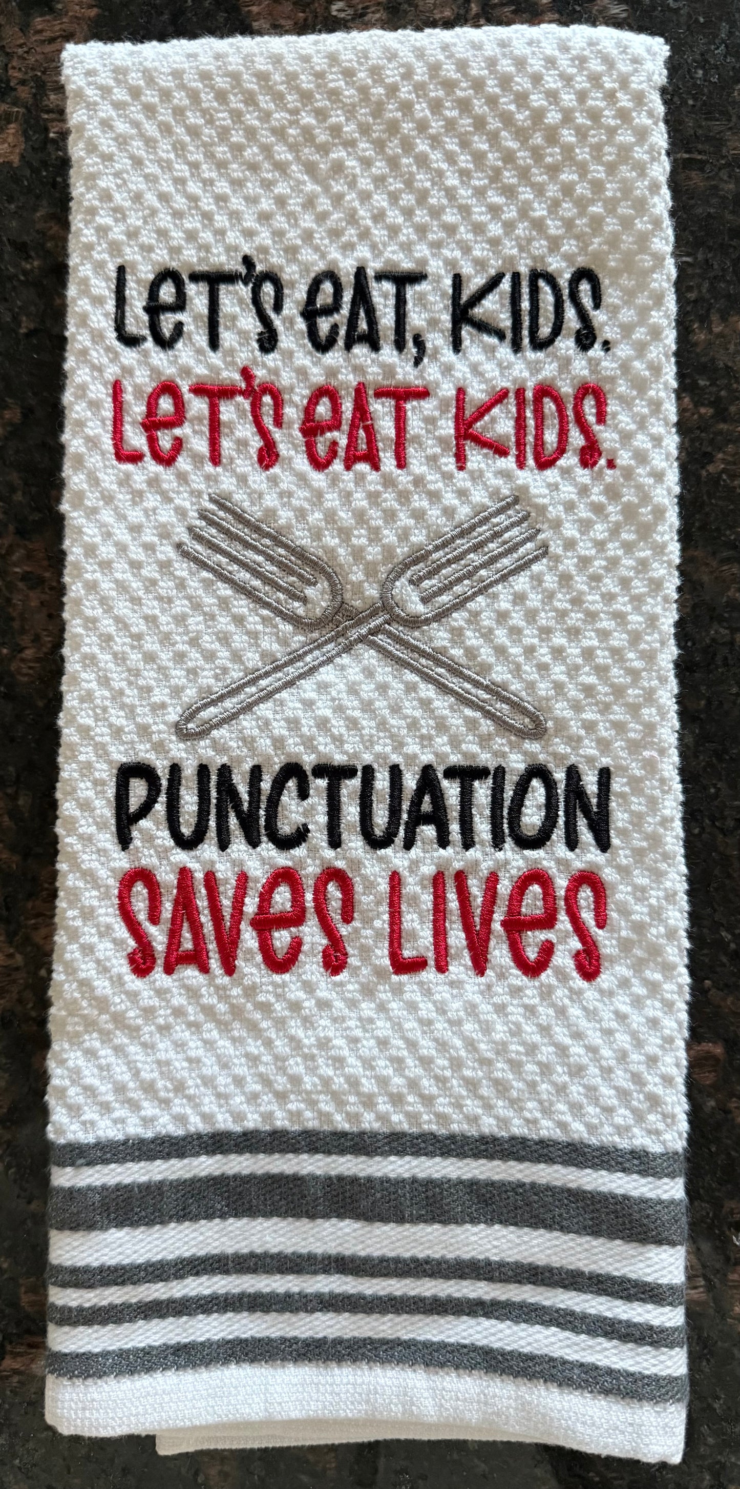 Punctuation Saves Lives