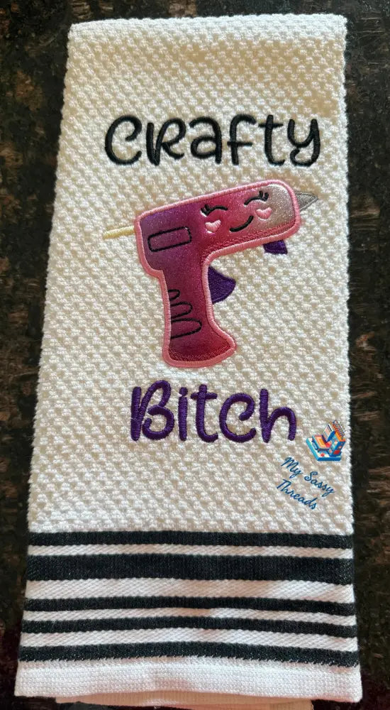 Crafty B*Tch With Applique