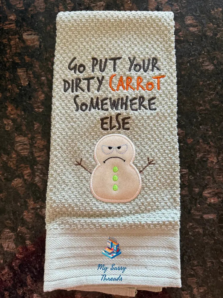 Dirty Carrot! With Applique