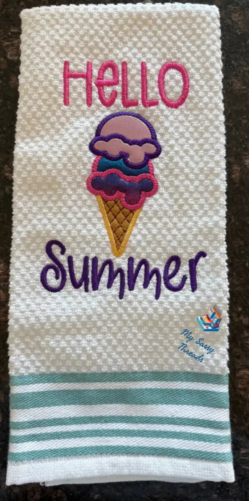 Hello Summer - Pink/Purple