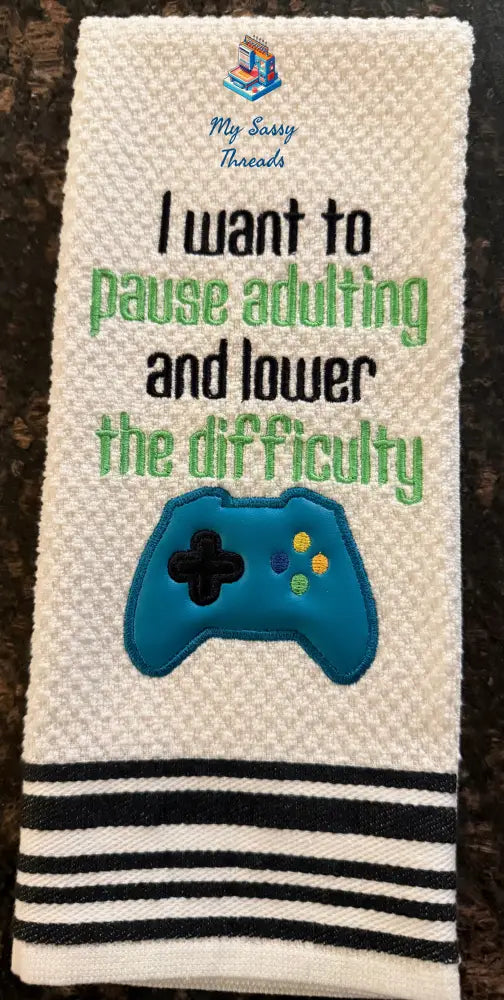 Pause Adulting With Applique