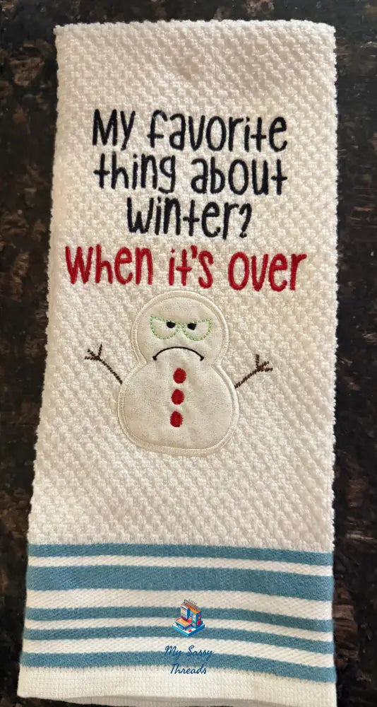 Winter Over! With Applique