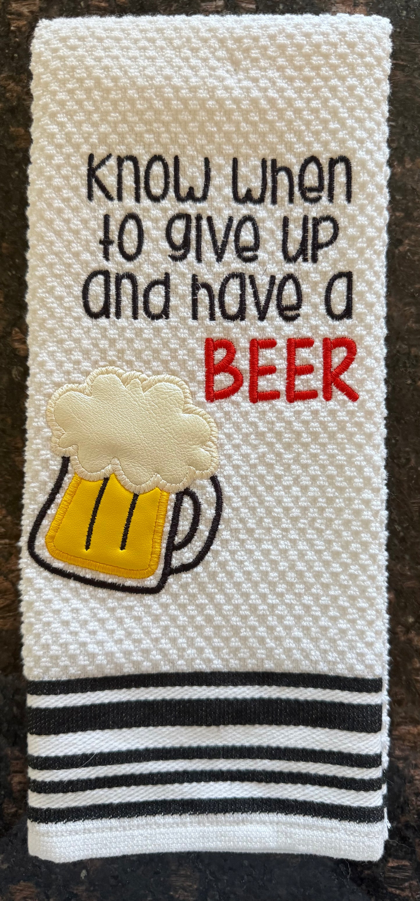 Have a Beer with Appliqué