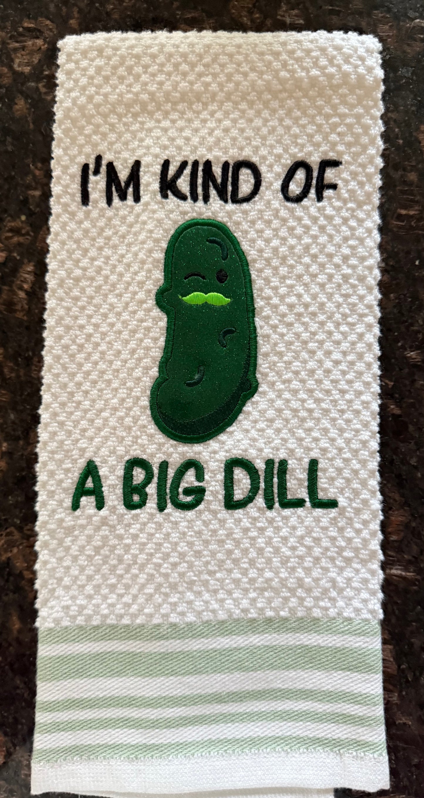 A Big Dill appliqué
