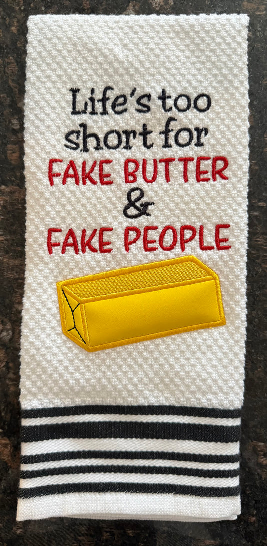 Fake Butter with Appliqué