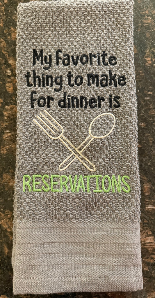 Reservations