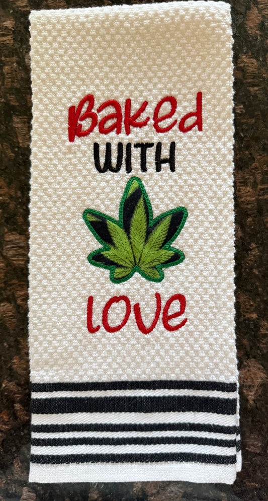 Baked with Love appliqué