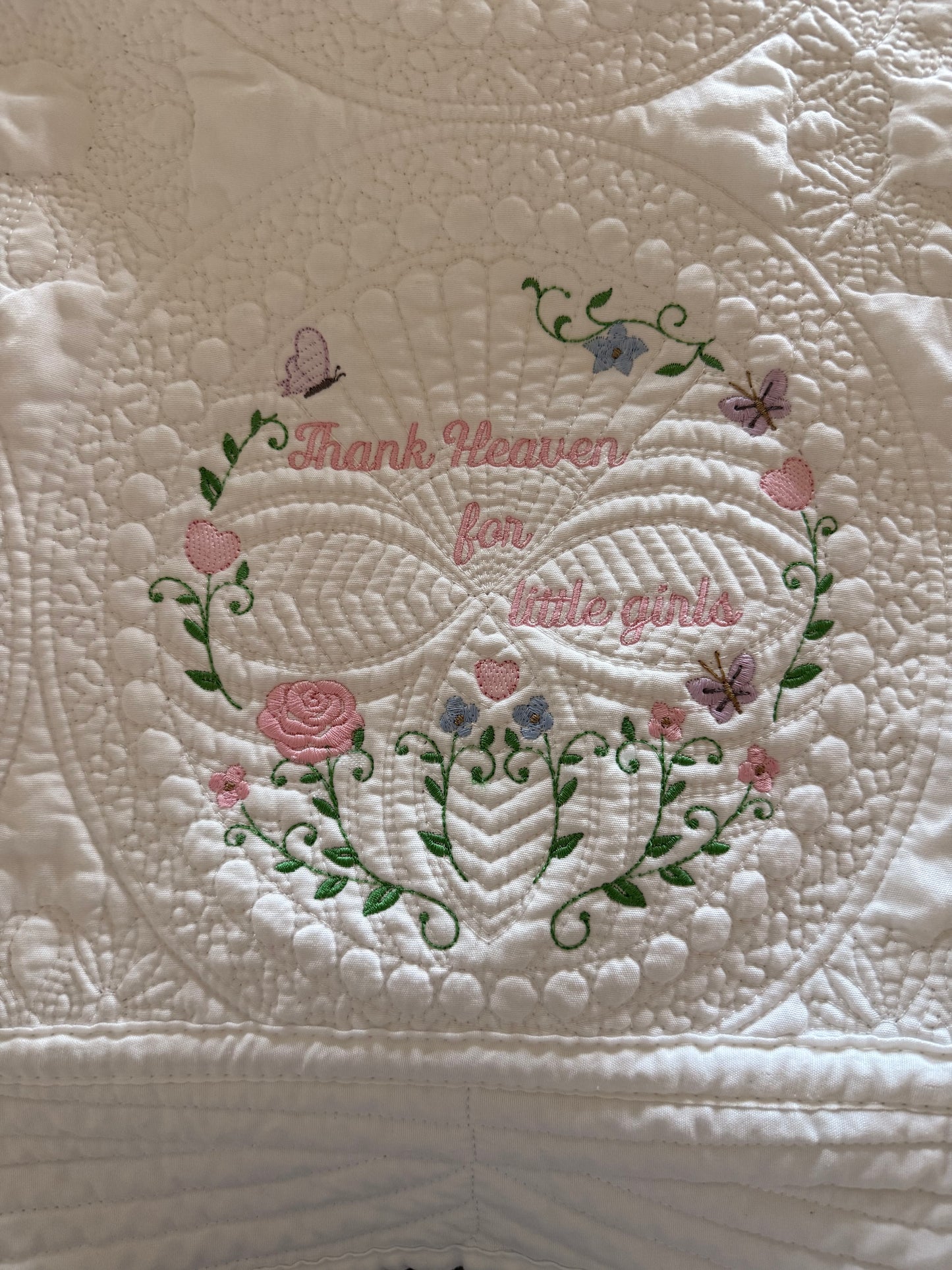 Baby Heirloom Quilt - Thank Heaven for Little Girls