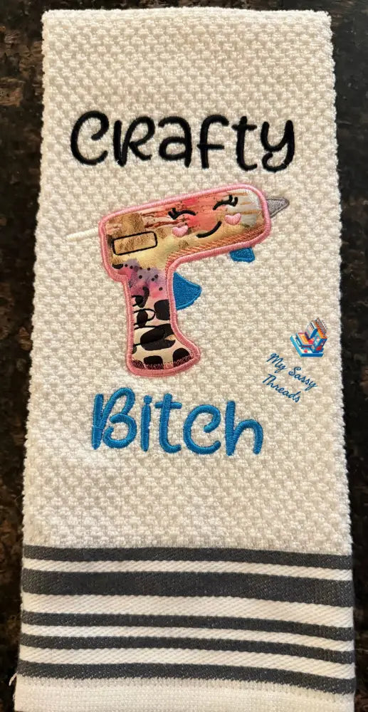 Crafty B*Tch With Applique