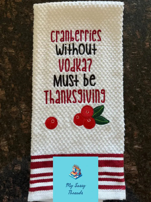 Cranberries Without Vodka?