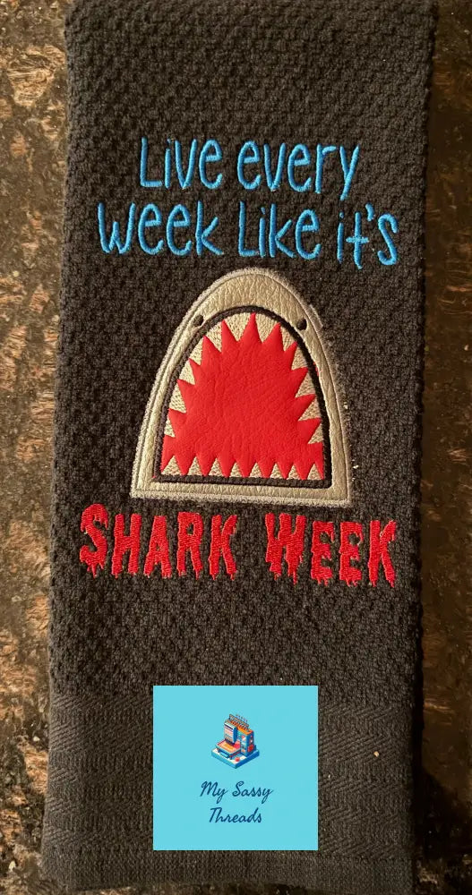 Shark Week With Applique