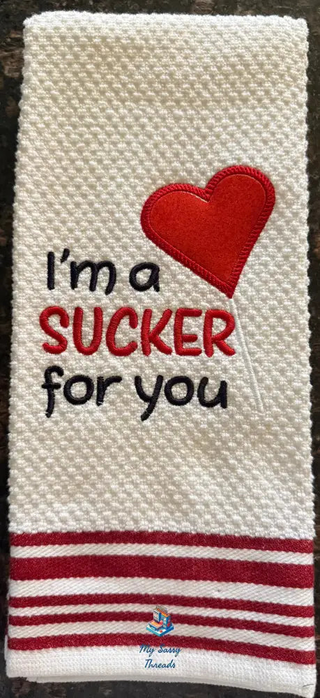 Sucker For You With Applique